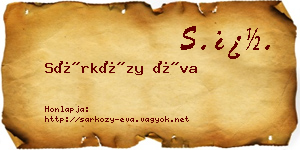 Sárközy Éva névjegykártya